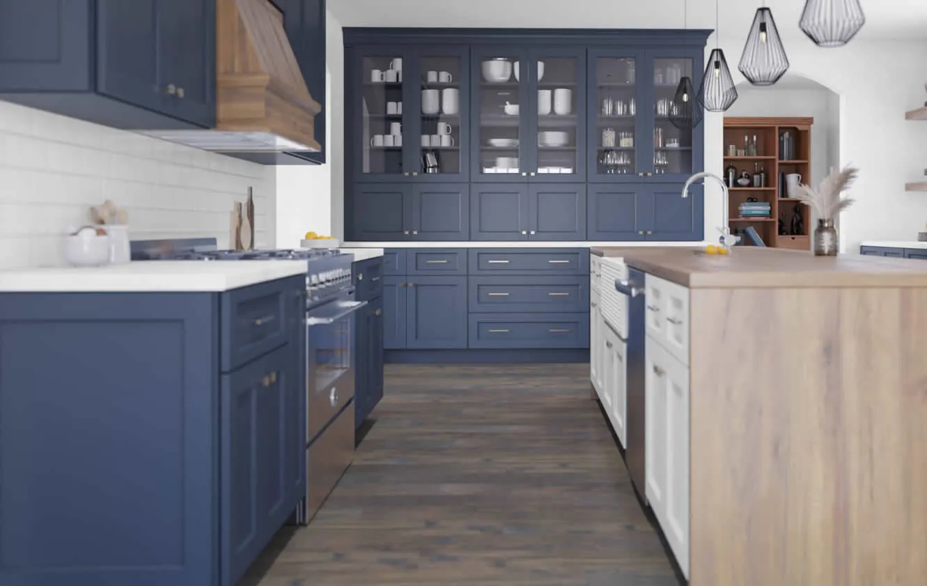 Blue Midnight cabinetry