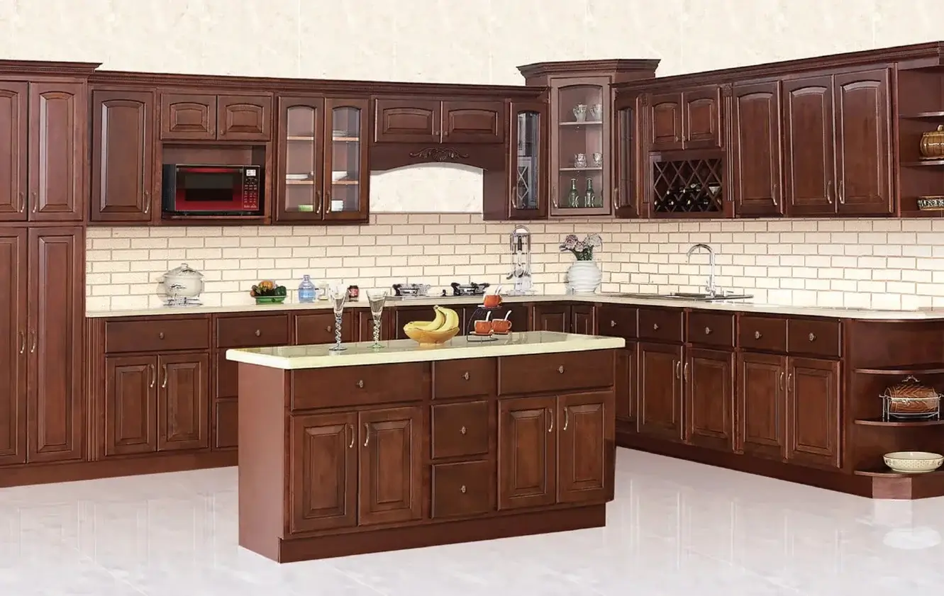 Roman Cherry cabinetry