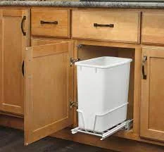 Trash Can & Hardware for 18" Base- Soft Close (Set) alternate view