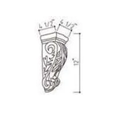 Leaves Design Corbel