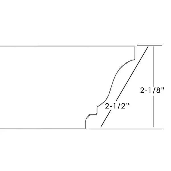 Crown Molding (Traditional) 2.5"