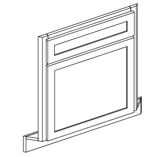Corner Sink Front for 42" Space - 27" W