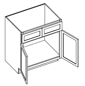 Double Door Vanity Cabinet