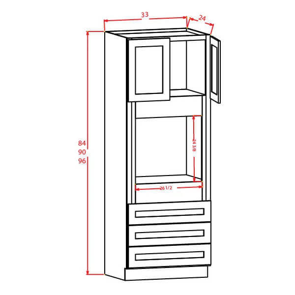 Tall Microwave Cabinet