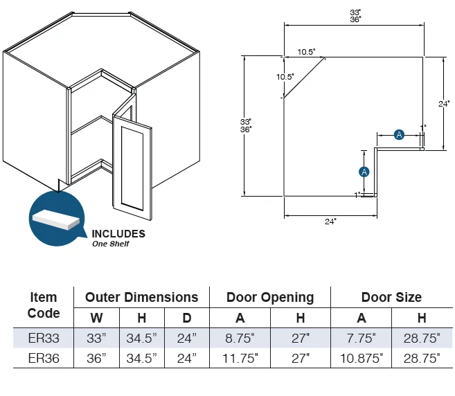 Easy Reach Base Cabinet alternate view