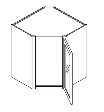 Corner Wall Stacking Cabinet