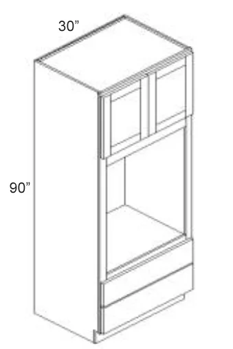 Tall Microwave/Oven Cabinet alternate view