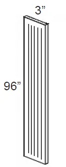 Fluted Wall Filler 3x96 alternate view