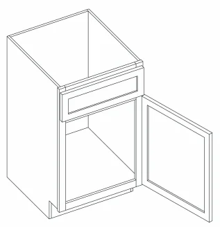 Single Door Vanity Cabinet