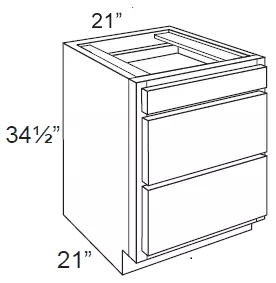 Drawer Vanity Base Cabinet