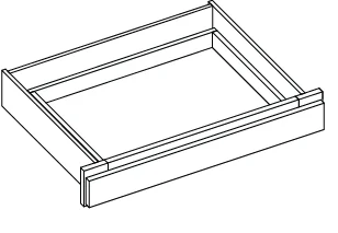 Vanity Knee Drawer