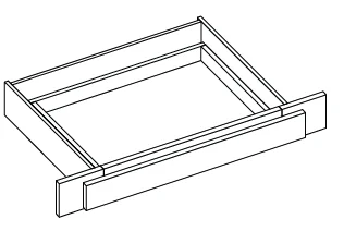 Vanity Knee Drawer