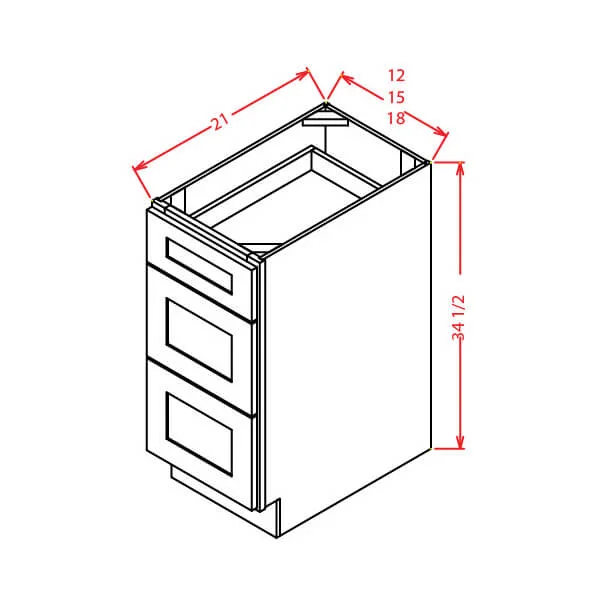 Drawer Vanity Base Cabinet