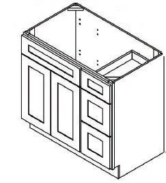 Vanity Sink Base and Drawer Cabinet