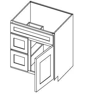 Vanity Sink Base Cabinet (R Drawer)