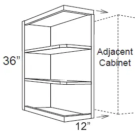 Wall End Shelf