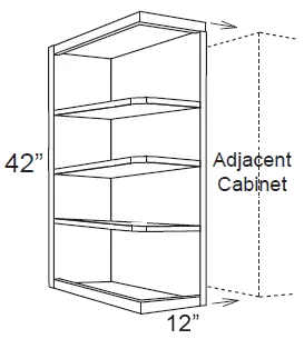 Wall End Shelf