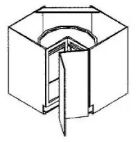 Lazy Susan Base Cabinet