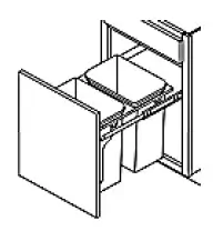 Trash Bin Base Cabinet
