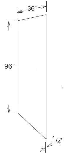 Refrigerator End Panel