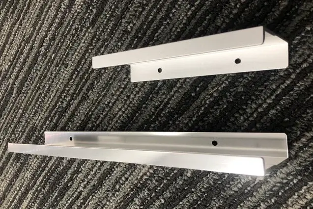 5" Brushed  handle with square front (each)