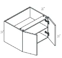 Floating Vanity Sink Base Cabinet