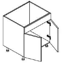 Vanity Sink Base Cabinet