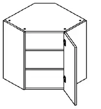 Wall Diagonal Corner Cabinet