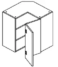 Wall Easy Reach Corner Cabinet