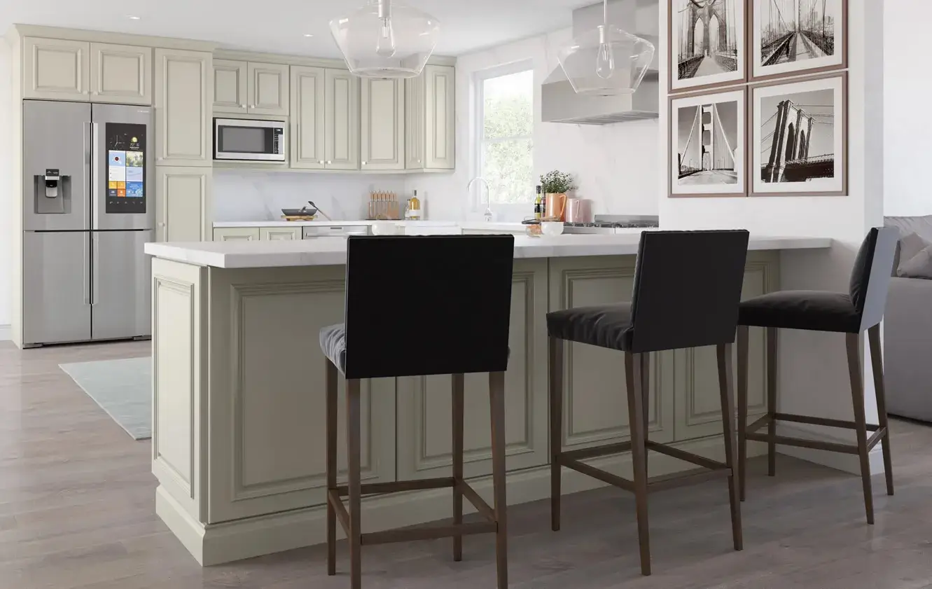 Cream Canvas cabinetry
