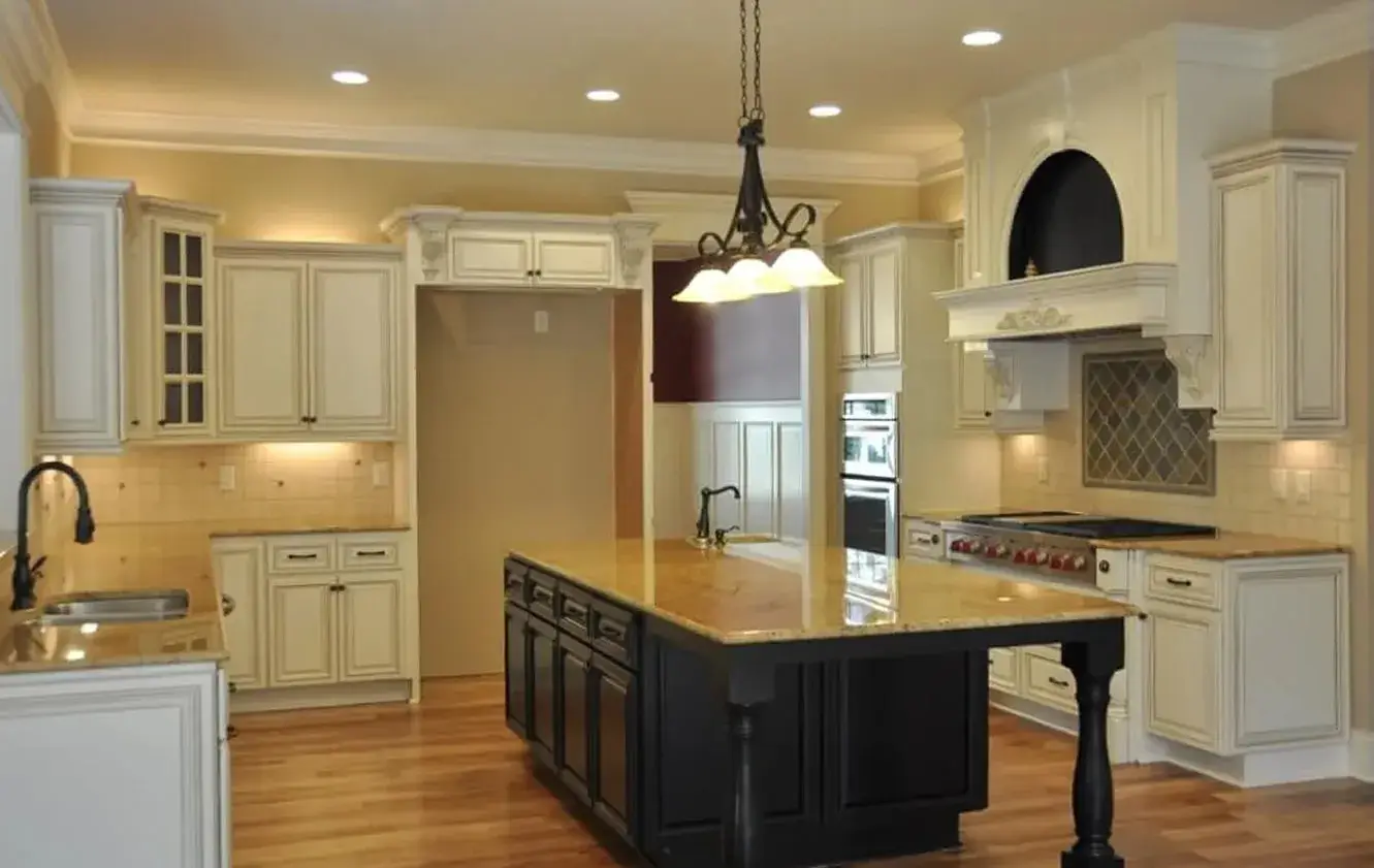 Cream Linen cabinetry