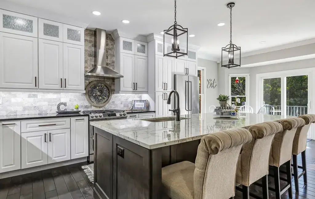 White Napa cabinetry