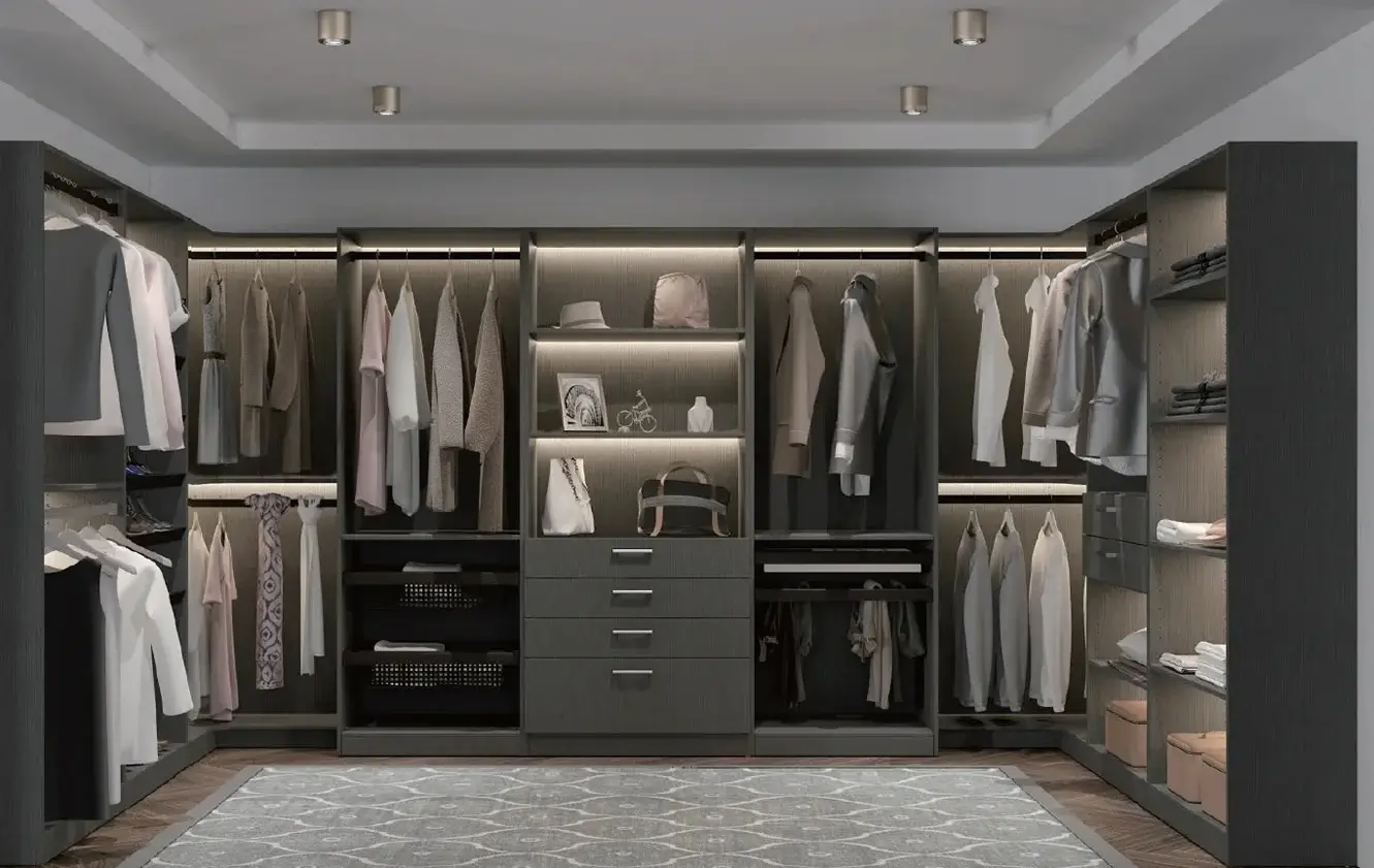 Modern Satin cabinetry