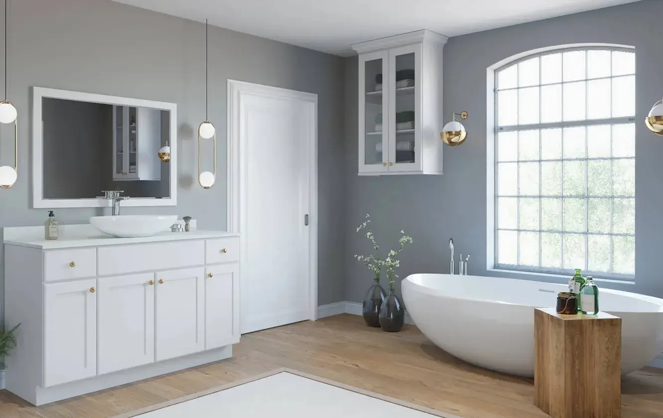 Taylor White cabinetry